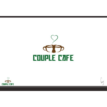 Cafe Logo tasarımı yarışmasına tasarımcı volkanKocaman tarafından sunulan  tasarım 