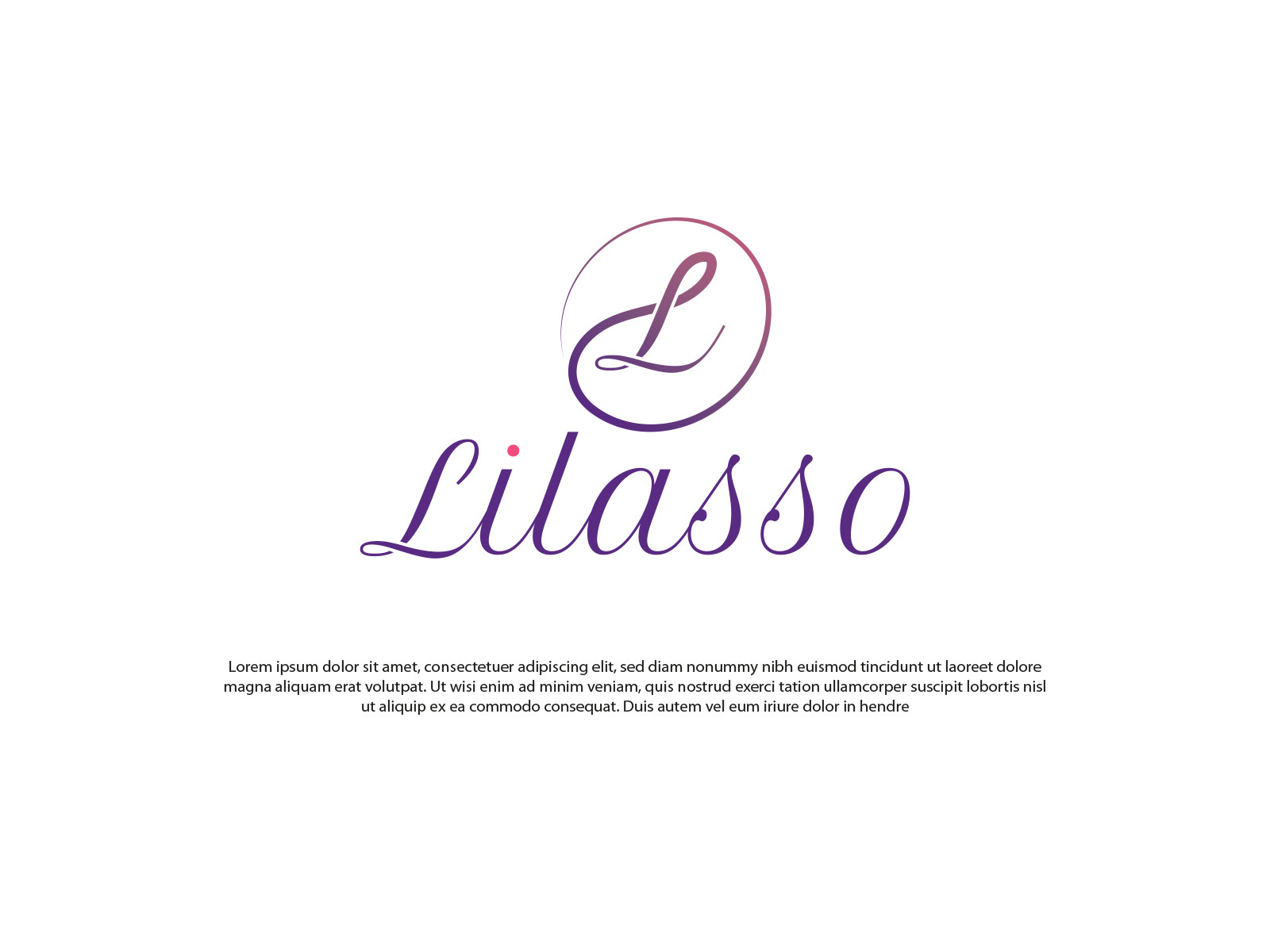 Tasarlayan Etrah™-''LİLASSO'' MARKASI İÇİN LOGO-KARTVİZİT