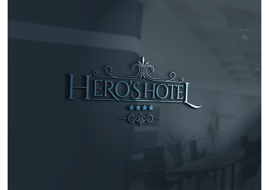 Hero’s hotel logo veya logotype yarışmasına tasarımcı TARIKca tarafından sunulan  tasarım 