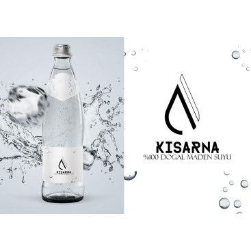 kisarna maden suyu için logo çalışması yarışmasına tasarımcı Ayazsen tarafından sunulan  tasarım 