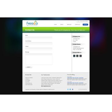 Özel Okul Web Sitesi yarışmasına tasarımcı RΛPİDO tarafından sunulan  tasarım 