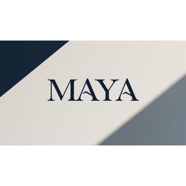 MAYA yazı karakteri ile bir inşaat proje yarışmasına tasarımcı Supreme-Striking tarafından sunulan  tasarım 