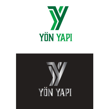 YÖN YAPI İNŞAAT ŞİRKETİMİZ LOGO TASARIMI yarışmasına tasarımcı myben design tarafından sunulan  tasarım 