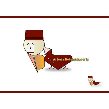 Otel Grubu için Maskot Tasarım Yarışması yarışmasına tasarımcı ahmetto tarafından sunulan  tasarım 