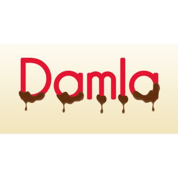 DAMLA Çikolata ve Şekerleme logo tasarım yarışmasına tasarımcı boystar tarafından sunulan  tasarım 