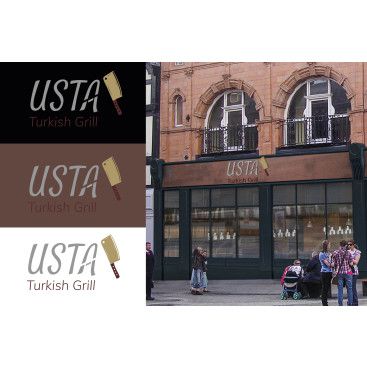 İngiltere'de Türk Restoranı -Tabela Logo yarışmasına tasarımcı benebrar tarafından sunulan  tasarım 