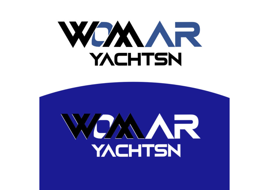 Yeni kurulan yat imalat firmamıza logo yarışmasına tasarımcı muka production tarafından sunulan  tasarım 
