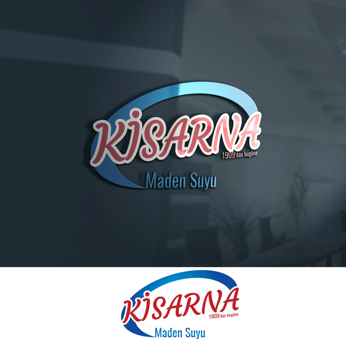 Tasarlayan Tugceska-kisarna maden suyu için logo çalışması