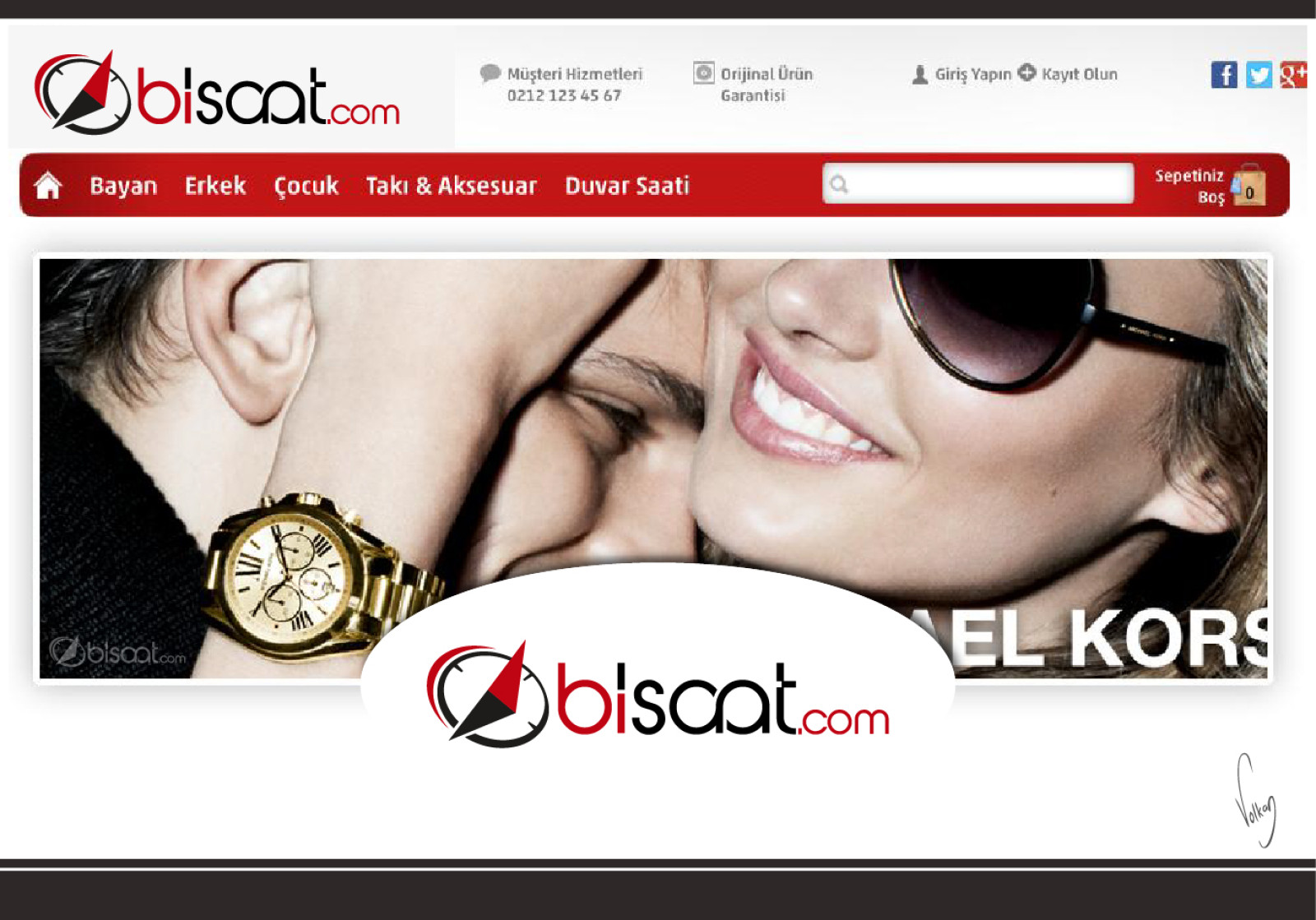 Tasarlayan volkanKocaman-Bisaat.com İÇİN LOGO VE KURUMSAL KİMLİK.