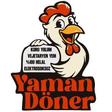 Kuru Yolum Helal Tavuk Döner Markası  yarışmasına tasarımcı Agolafer tarafından sunulan  tasarım 