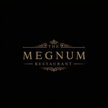 The Megnum Restoranı İçin Logo Tasarım. yarışmasına tasarımcı Freelancetasarim tarafından sunulan  tasarım 