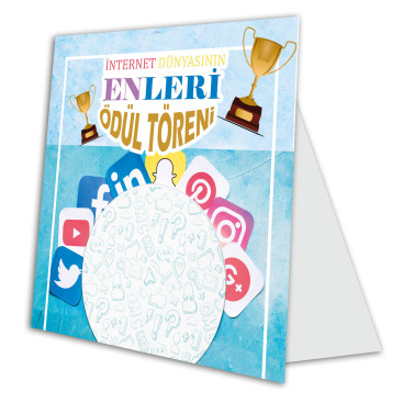 Ödül töreni stand tasarımı yarışmasına tasarımcı Dilek1702 tarafından sunulan  tasarım 