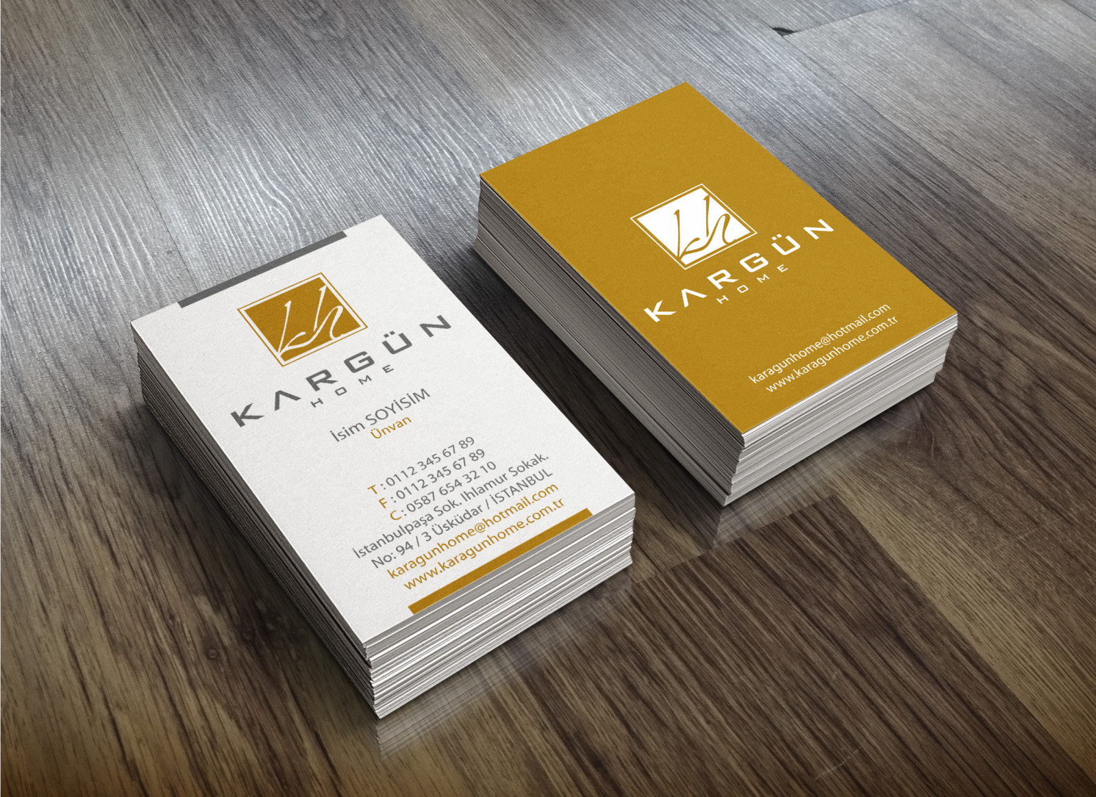 Tasarlayan eftekin- Kartvizit Çalışması