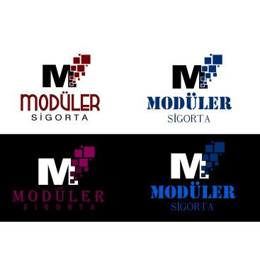 Modüler Sigorta Logo Tasarımı yarışmasına tasarımcı furnur95 tarafından sunulan  tasarım 