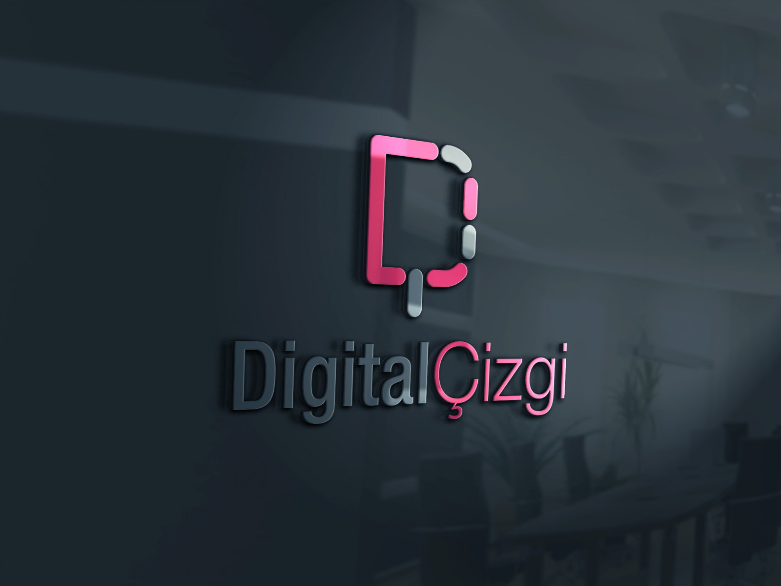 Tasarlayan Etrah™-Digital Çizgi Ajans Sitemiz İçin Logo.