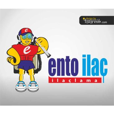 İlaçlama Firması İçin MASKOT yarışmasına tasarımcı mehmetcetin tarafından sunulan  tasarım 