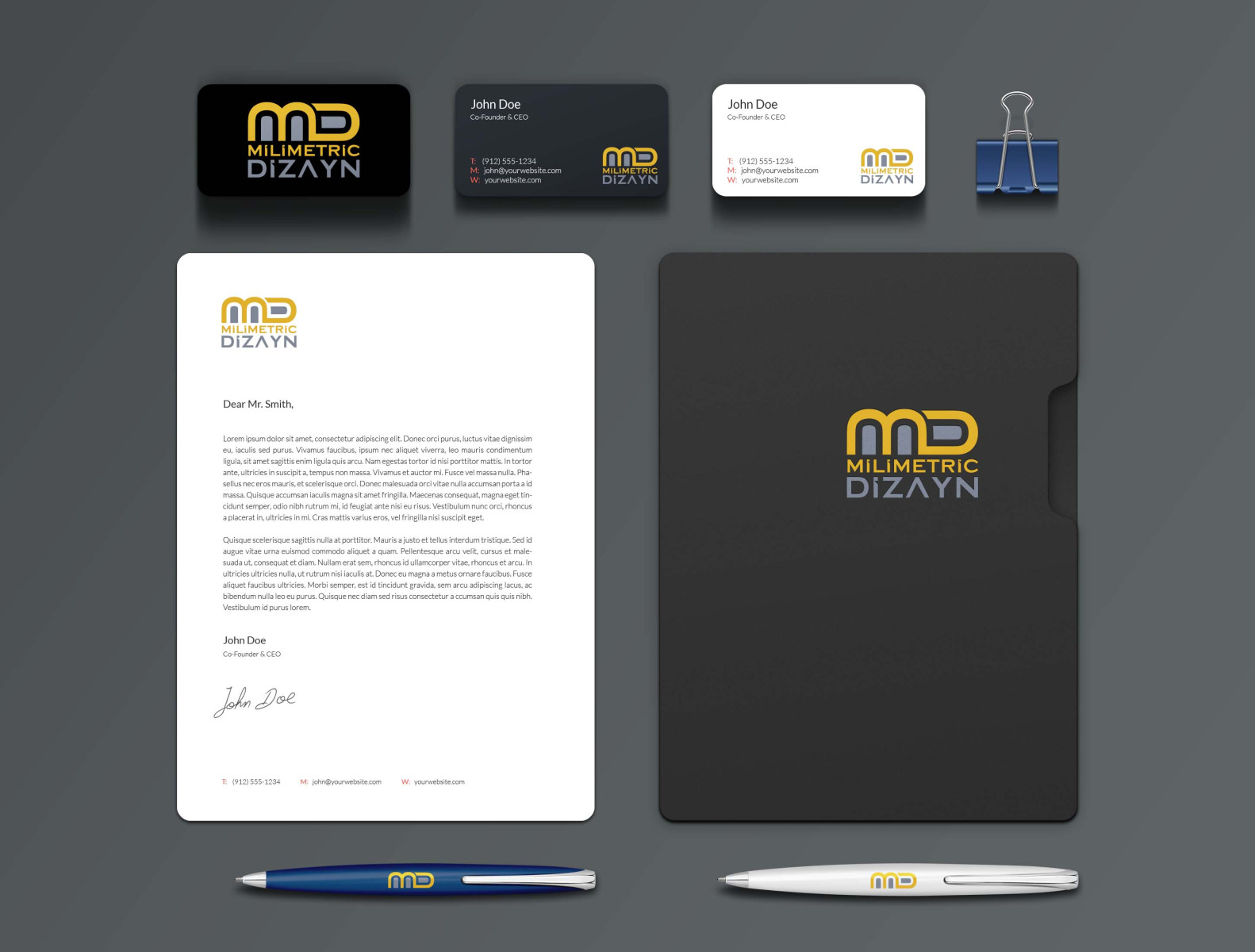 Tasarlayan Etrah™-MİLİMETRİC DİZAYN LOGO, KART VE KURUMSAL