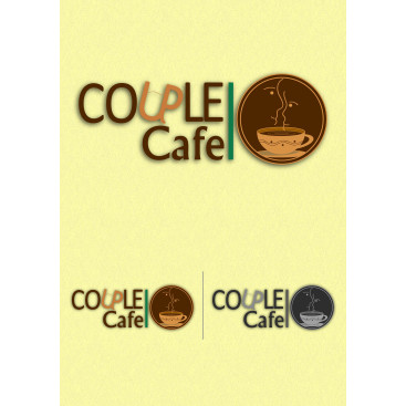 Cafe Logo tasarımı yarışmasına tasarımcı Murat Can Çiçek tarafından sunulan  tasarım 