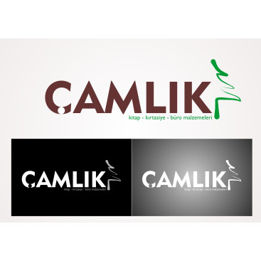 ÇAMLIK KİTAP-KIRTASİYE İÇİN LOGO TASARIM yarışmasına tasarımcı anafor tarafından sunulan  tasarım 