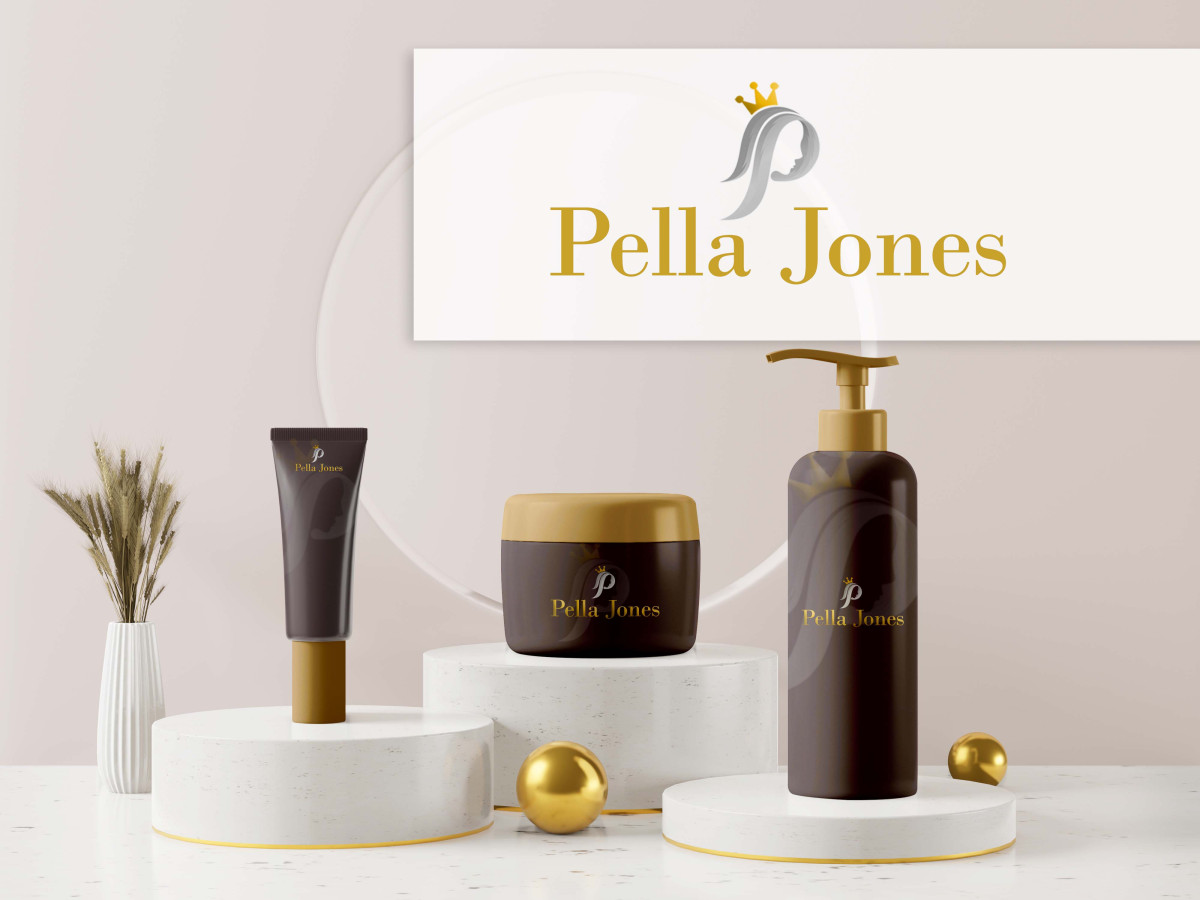 Tasarlayan ozgeuzuun-PELLA JONES KOZMETİK LOGOSUNU ARIYOR