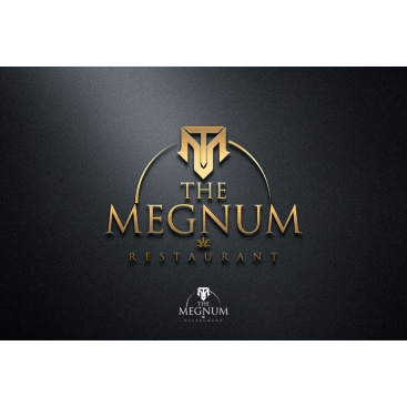The Megnum Restoranı İçin Logo Tasarım. yarışmasına tasarımcı GCLONR tarafından sunulan  tasarım 