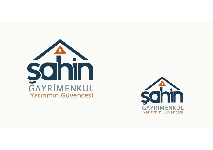 Şahin Gayrimenkul Logo + Kurumsal Kimlik yarışmasına tasarımcı izdüsümü tarafından sunulan  tasarım 