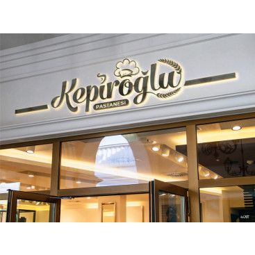 kepiroğlu pastanesi yarışmasına tasarımcı ASL REKLAM tarafından sunulan  tasarım 