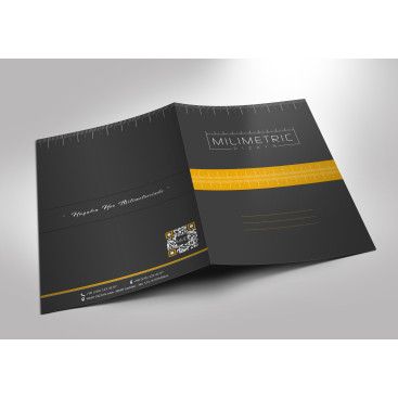 MİLİMETRİC DİZAYN LOGO, KART VE KURUMSAL yarışmasına tasarımcı mrdgsn tarafından sunulan  tasarım 