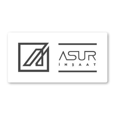 ASUR İNŞAAT İÇİN LOGO TASARIM yarışmasına tasarımcı hcetinel tarafından sunulan  tasarım 