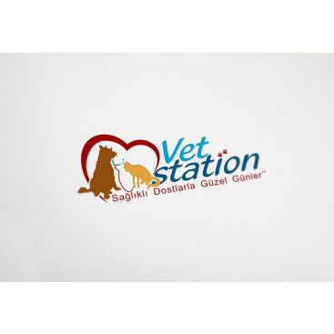 VET STATION VETERİNER KLİNİĞİ   LOGO  yarışmasına tasarımcı grafikseli tarafından sunulan  tasarım 