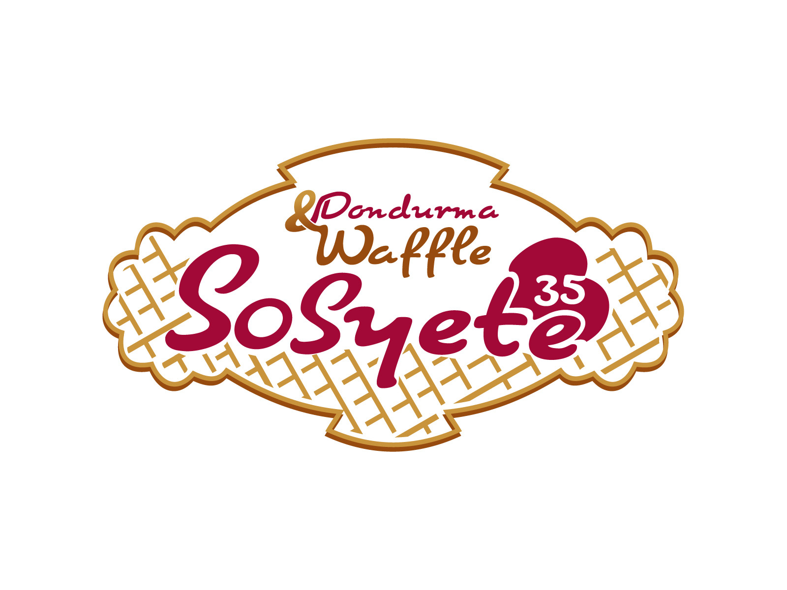 Tasarlayan grfkismail-waffle&dondurma cafe için logo 