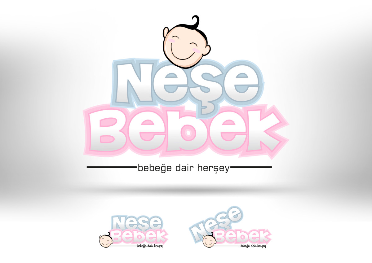 Tasarlayan osetmedya-NeşeBebek.com Logo Tasarımı 355x100 px