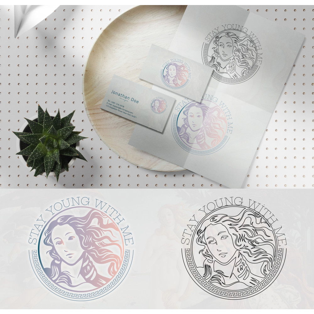 Benimle Genç Kalabilmeleri için Logo :) yarışmasına GrapeCreative tarafından girilen tasarım