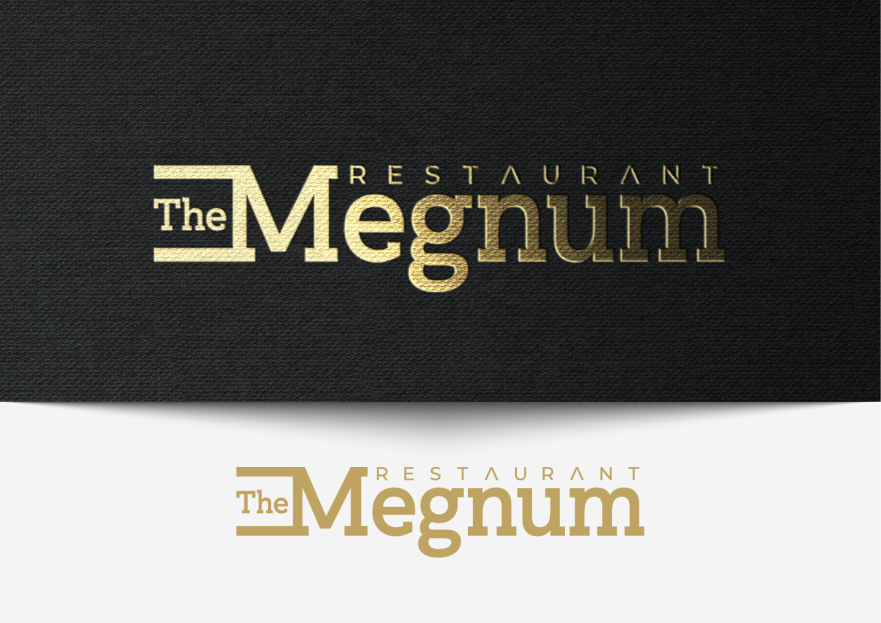 The Megnum Restoranı İçin Logo Tasarım. yarışmasına tasarımcı MS™ tarafından sunulan  tasarım 