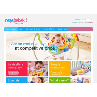 NeşeBebek.com Logo Tasarımı 355x100 px yarışmasına tasarımcı mrdgsn tarafından sunulan  tasarım