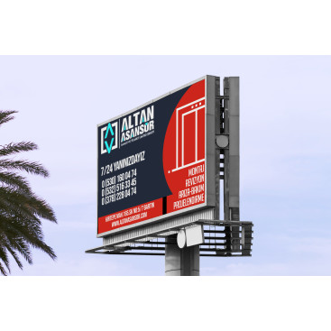 Ana yol kenarlarına tabela tasarımı yarışmasına tasarımcı mr.spongegun tarafından sunulan  tasarım 