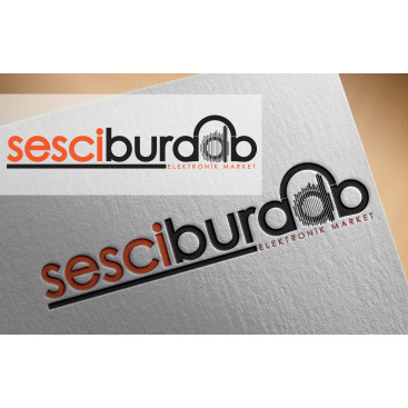 Sesciburada E-Ticaret sistemiz için logo yarışmasına tasarımcı A.yustas tarafından sunulan  tasarım 