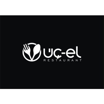 Üç-El Restaurant Kurumsal Kimlik yarışmasına tasarımcı RΛPİDO tarafından sunulan  tasarım 