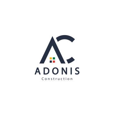 Adonis Construction Logo Tasarımı yarışmasına tasarımcı LogoExper tarafından sunulan  tasarım 
