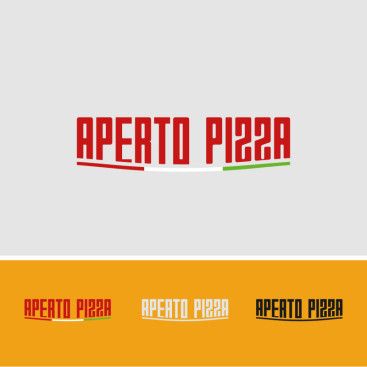 APERTO PİZZA LOGOSUNU ARIYOR yarışmasına tasarımcı AMG Design tarafından sunulan  tasarım 