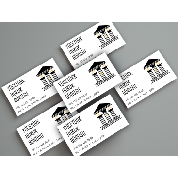 avukatlık ofisine logo ve kart tasarlama yarışmasına tasarımcı Lego tarafından sunulan  tasarım 