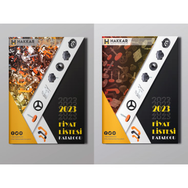 HAKKAR MAKİNA FİYAT LİSTESİ KAPAK SAYFA yarışmasına tasarımcı dasein'oe tarafından sunulan  tasarım 