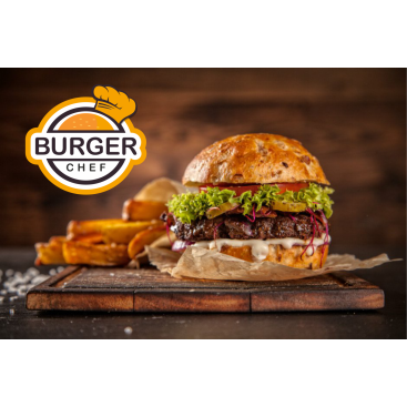BURGERCHEF LOGO TASARIMI yarışmasına tasarımcı ELORA DESIGN tarafından sunulan  tasarım 