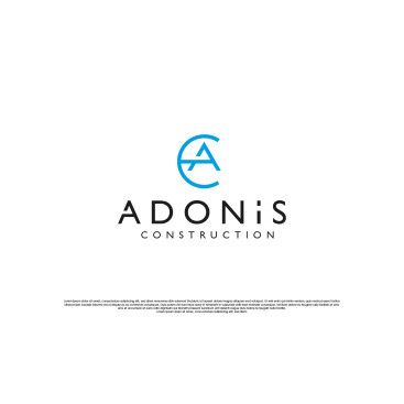 Adonis Construction Logo Tasarımı yarışmasına tasarımcı tarzını yansıt tarafından sunulan  tasarım 