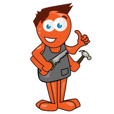 yapı market için maskot yarışmasına tasarımcı oceandesign tarafından sunulan  tasarım 