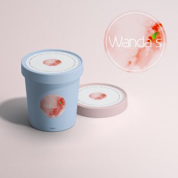 DONDURMA FİRMASI İÇİN ÖZGÜN LOGO TASARIM yarışmasına tasarımcı haoma tarafından sunulan  tasarım 