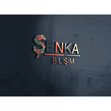 ŞENKA BİLİŞİM LOGOSUNU ARIYOR yarışmasına tasarımcı benmustafa tarafından sunulan  tasarım 