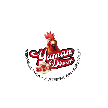 Kuru Yolum Helal Tavuk Döner Markası  yarışmasına tasarımcı GCLONR tarafından sunulan  tasarım 