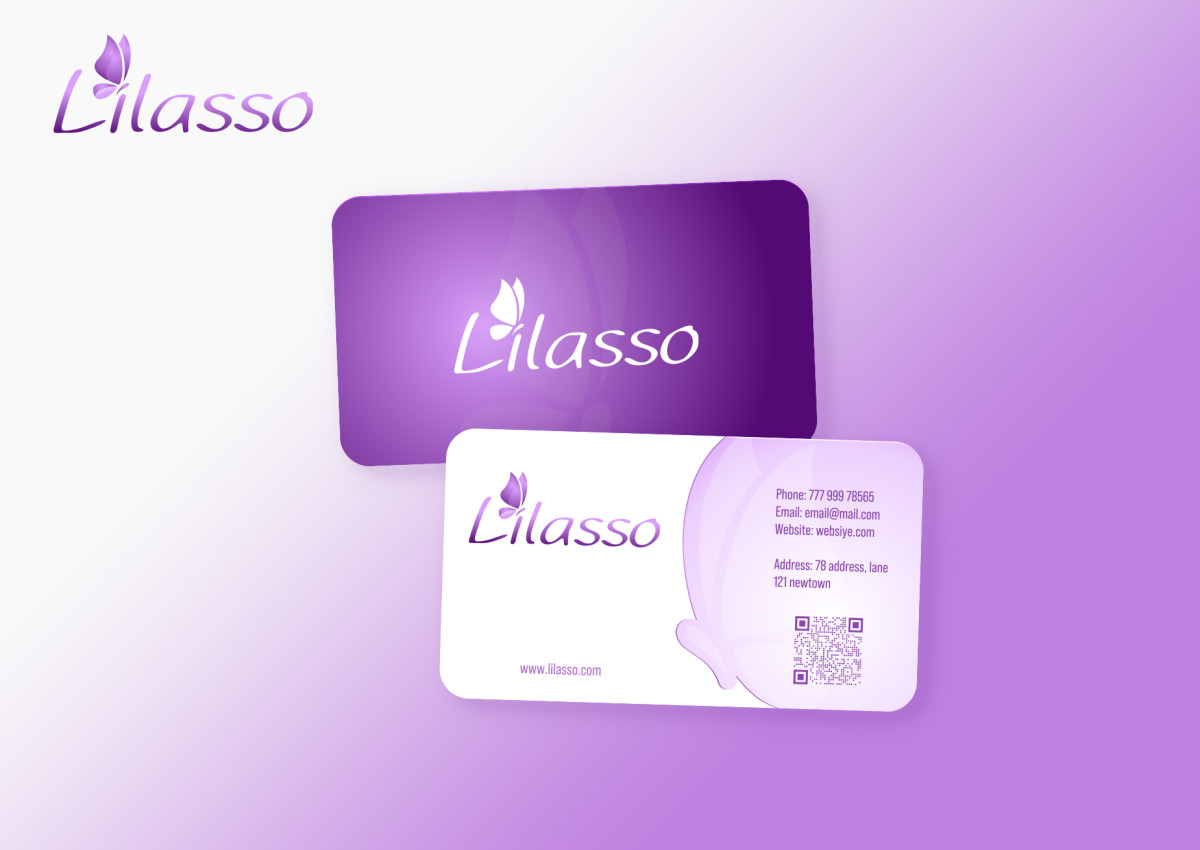 Tasarlayan grfkismail-''LİLASSO'' MARKASI İÇİN LOGO-KARTVİZİT