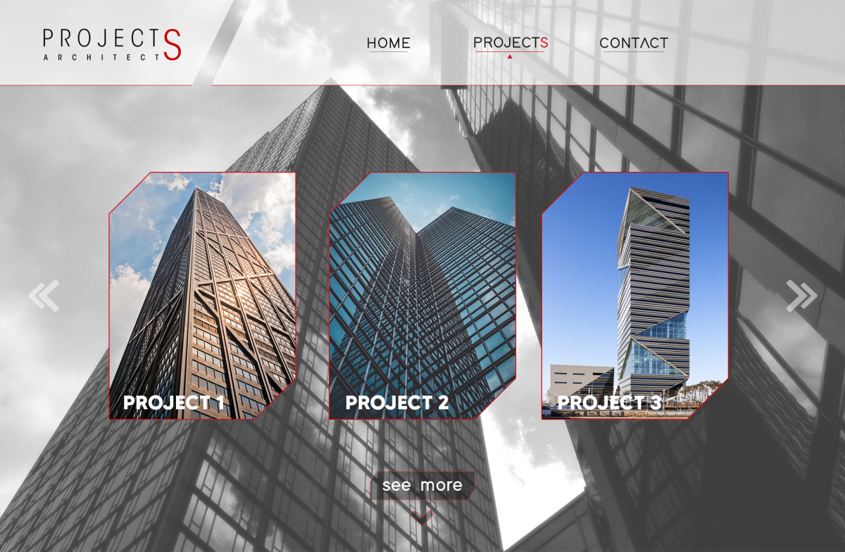 Tasarlayan mefinydesign-PROJECTS ARCHİTECTS - WEB TASARIM YARIŞ!